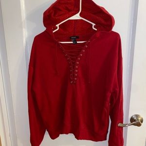 Red sweatshirt